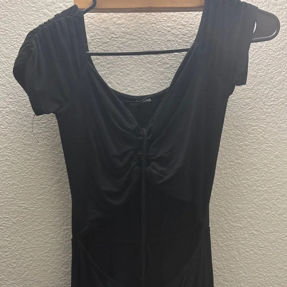 Fashion Nova Black Jumpsuit - Picture 2 of 2